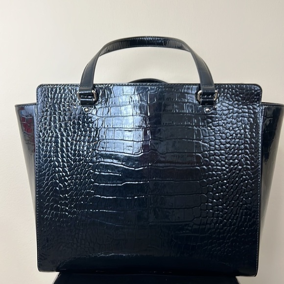 Kate Spade Elissa Croc Embossed Laptop Bag - Picture 9 of 15